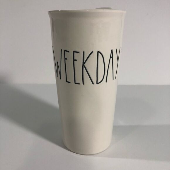 Rae Dunn Travel Mug With Lid Weekday - Picture 1 of 6